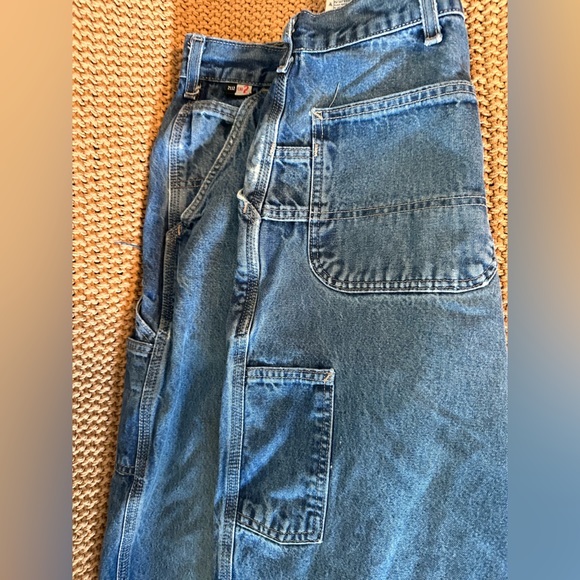 Distressed Carhartt Mens Jean 36x34 CAT 2 FR - Picture 3 of 5
